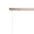 Saga Linear Pendant 9 Light Satin Nickel/Smoke Plated Glass